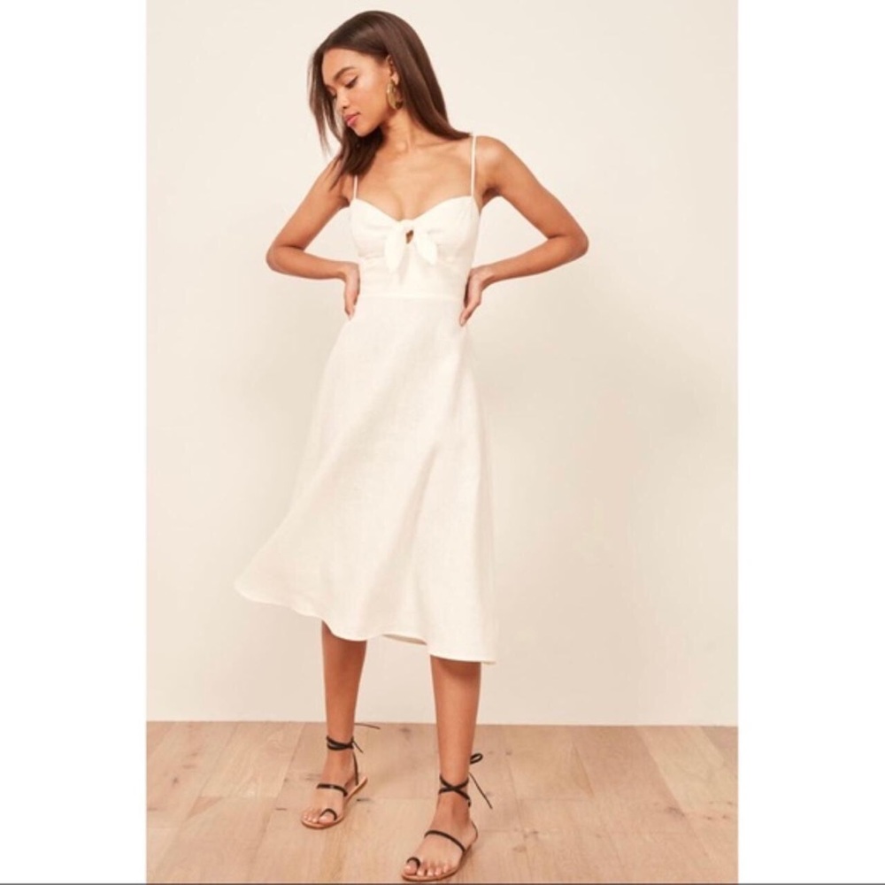 Reformation Clara linen dress